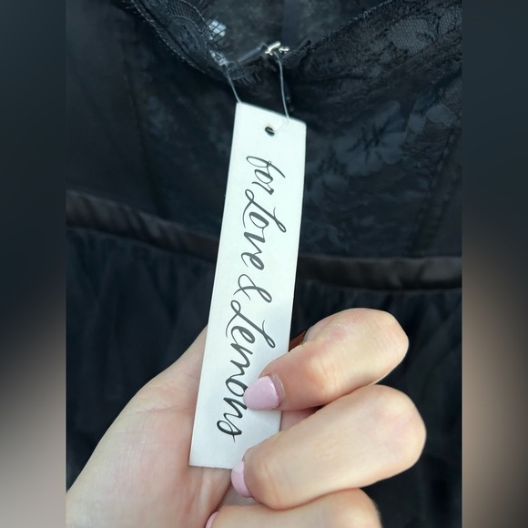 ❌SOLD❌For Love & Lemons X REVOLVE Bustier Gown in Black New with Tags! - Picture 12 of 14